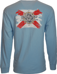 The florida flag long sleeve t - shirt.