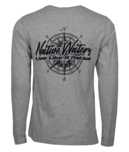 Original Compass Long Sleeve Tee - Grey.