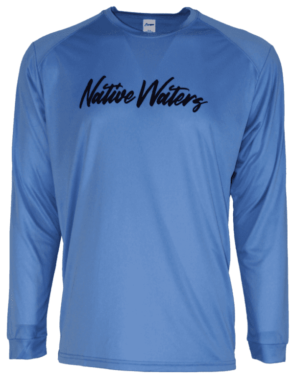 Native waters long sleeve tee.