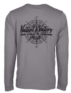 Native waters long sleeve tee.