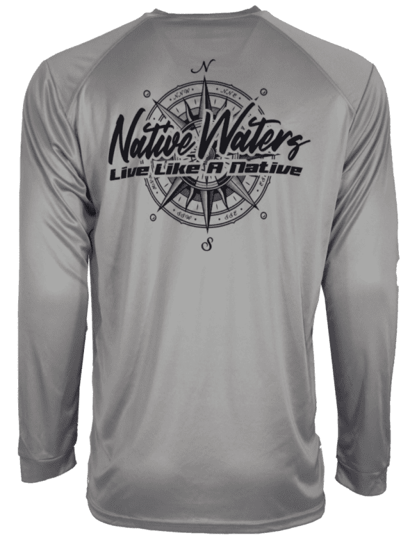 Native waters long sleeve tee.