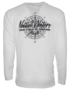 Native waters long sleeve tee.