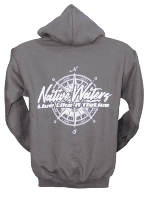 Native waters Original Compass hoodie.