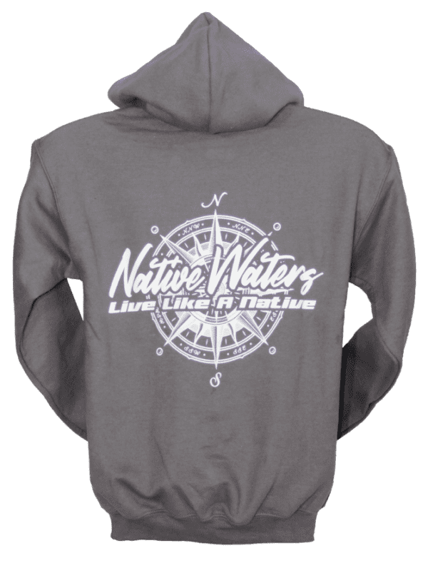 Native waters Original Compass hoodie.