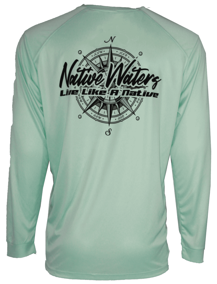 Original Compass Long Sleeve Performance - Mint - Native Waters, Co.